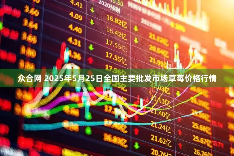 众合网 2025年5月25日全国主要批发市场草莓价格行情
