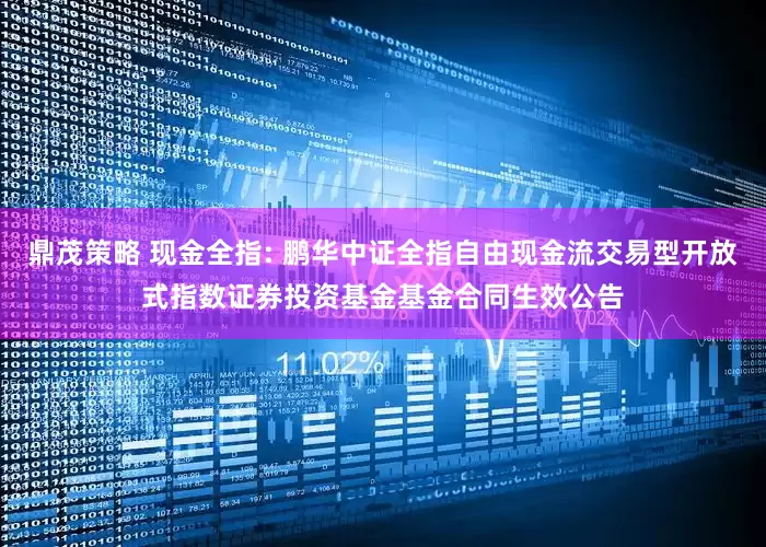鼎茂策略 现金全指: 鹏华中证全指自由现金流交易型开放式指数证券投资基金基金合同生效公告